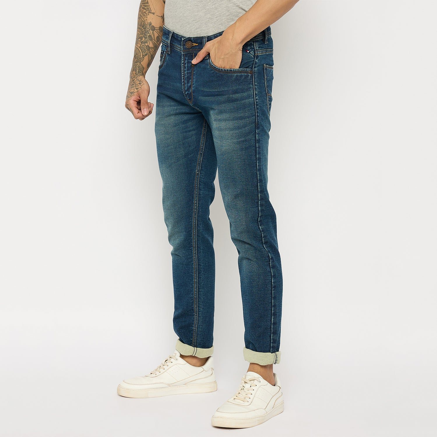 Duke Stardust Men Slim Fit Stretchable Jeans (SDD5510)