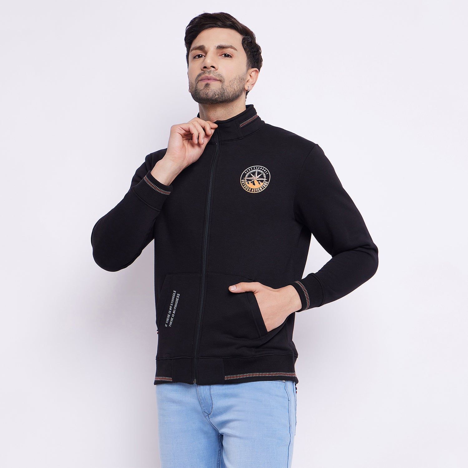 Duke Urban Men Zipper Sweatshirt (LF6303)