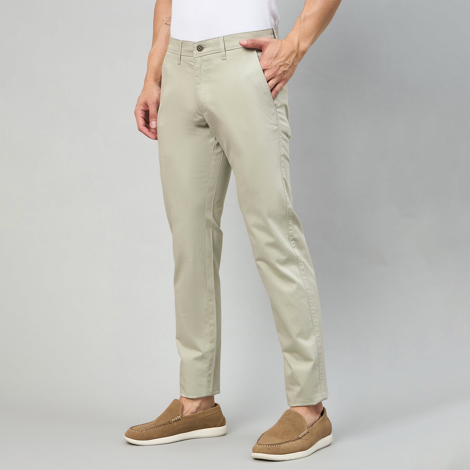 Duke Men Narrow fit Casual Chinos Trouser (SDT4696)