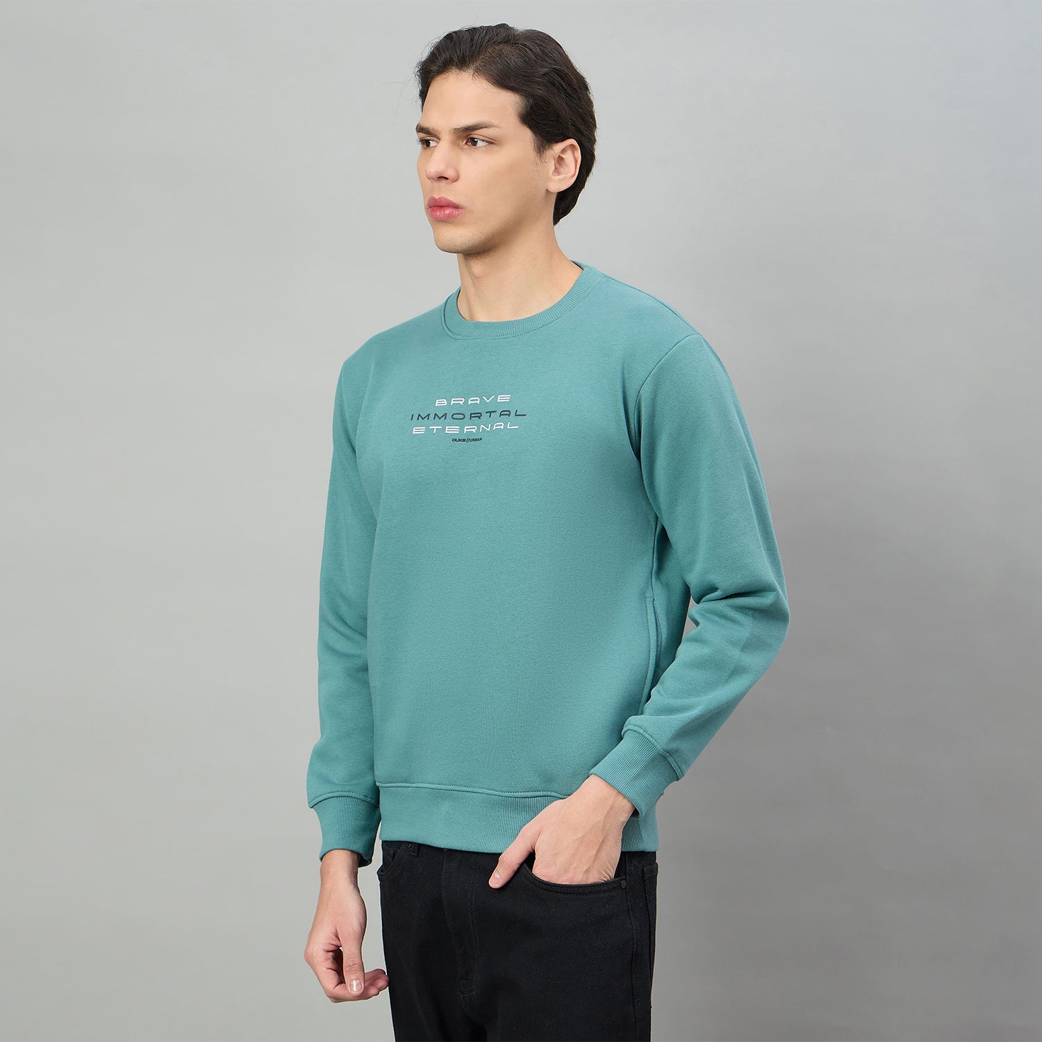 Duke Urban Men Round Neck Full Sleeve Regular Sweatshirt (LF6551)