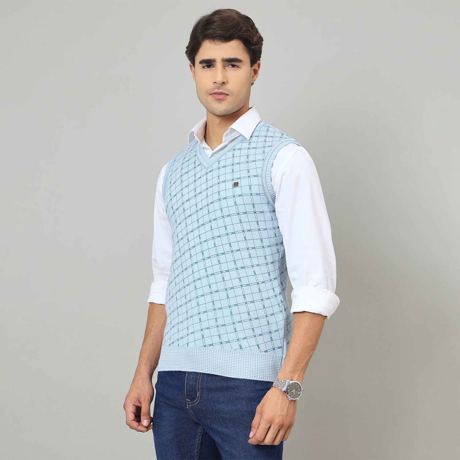 Duke Urban Men V-neck sleeveless sweater (SDS2256)