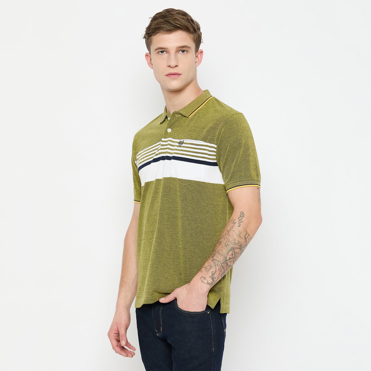 Duke Urban Men Half Sleeve Cotton Tshirt (LF5879)