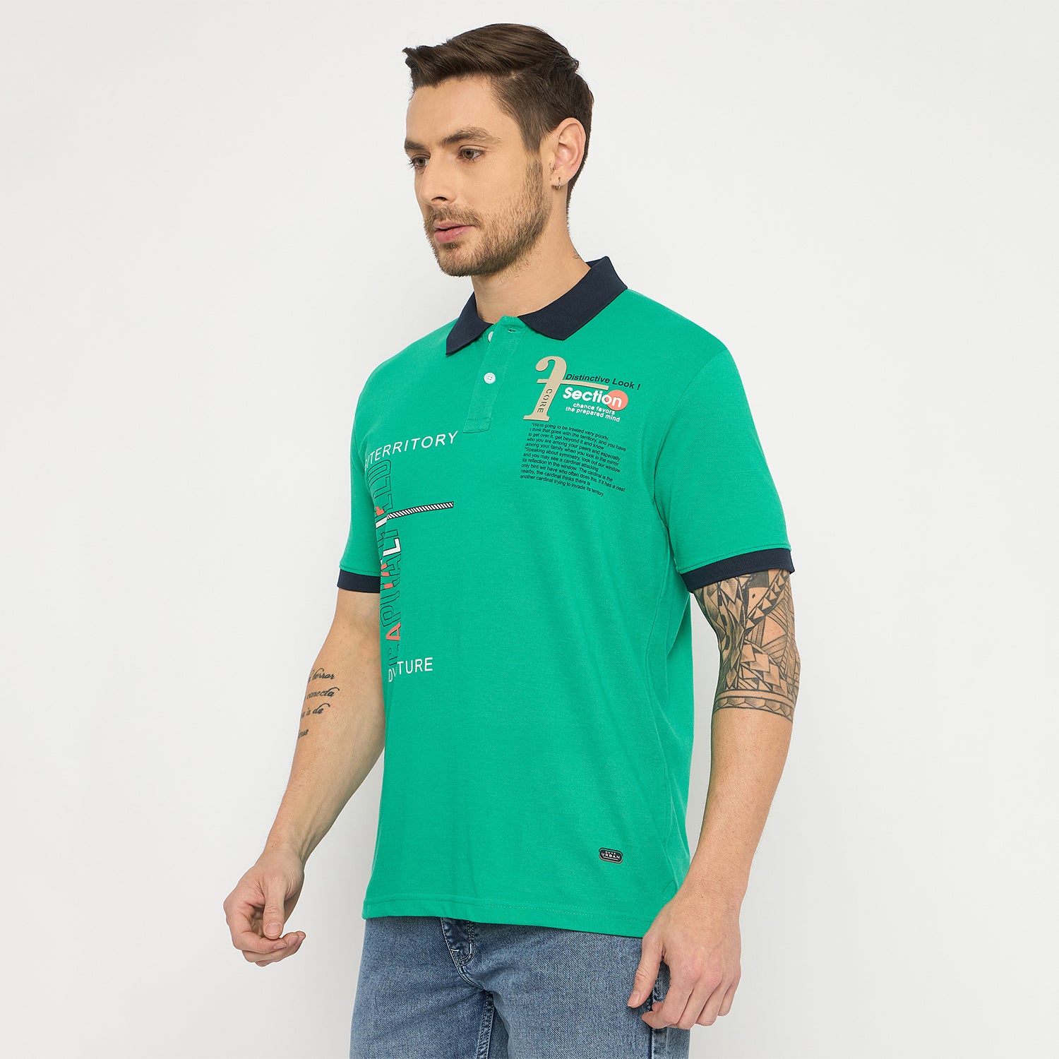 Duke Urban Men Half Sleeve Cotton Tshirt (ONLF305)