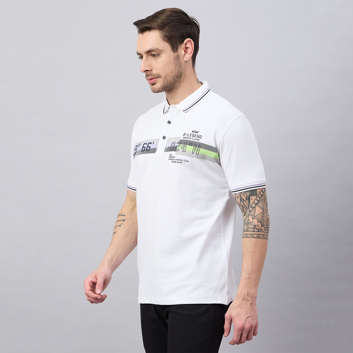 Duke Urban Men Half Sleeve Cotton Polo Tshirt (ON3169)