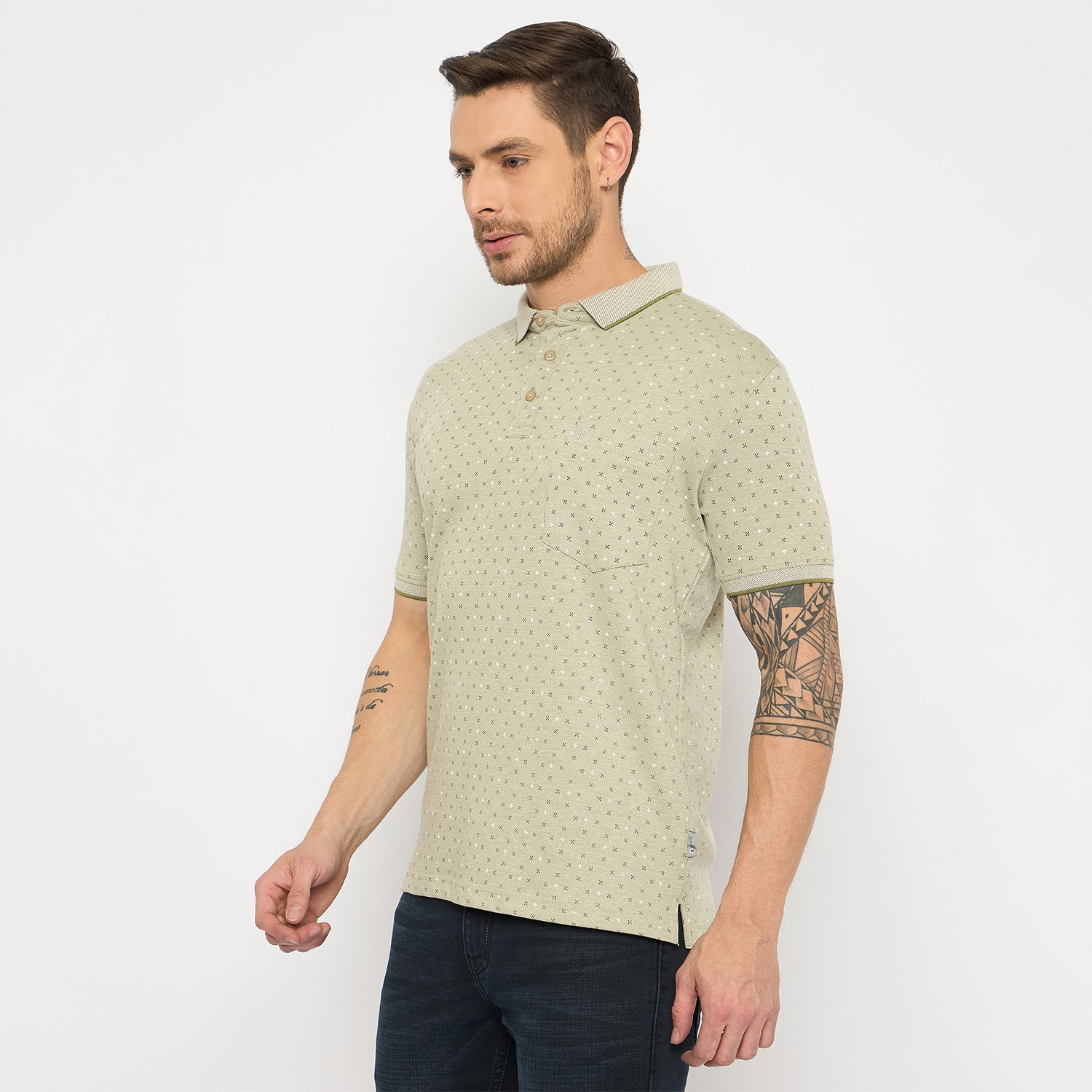 Duke Urban  Men Half Sleeve Cotton Tshirt (LF7448)