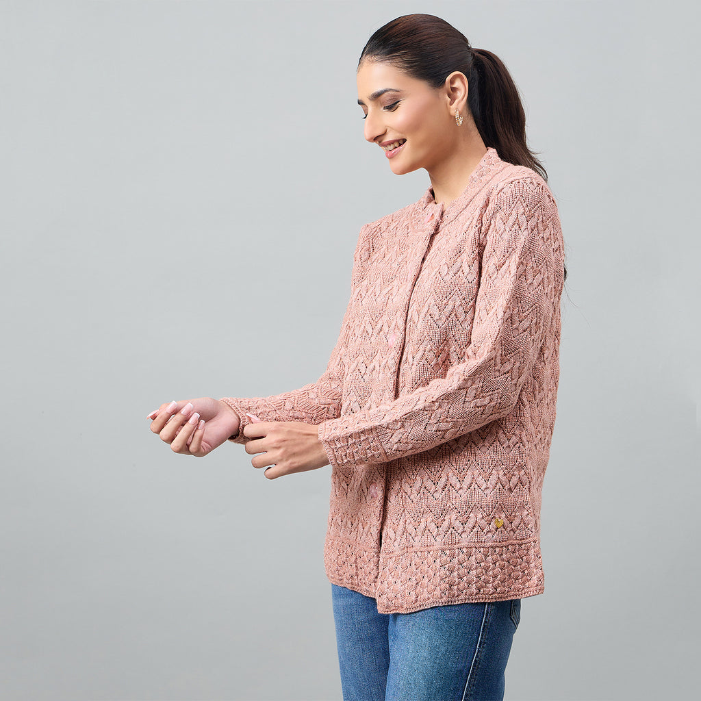 Duke Urban Women Full Sleeve Front Open Regular Cardigan (SDS1367R)
