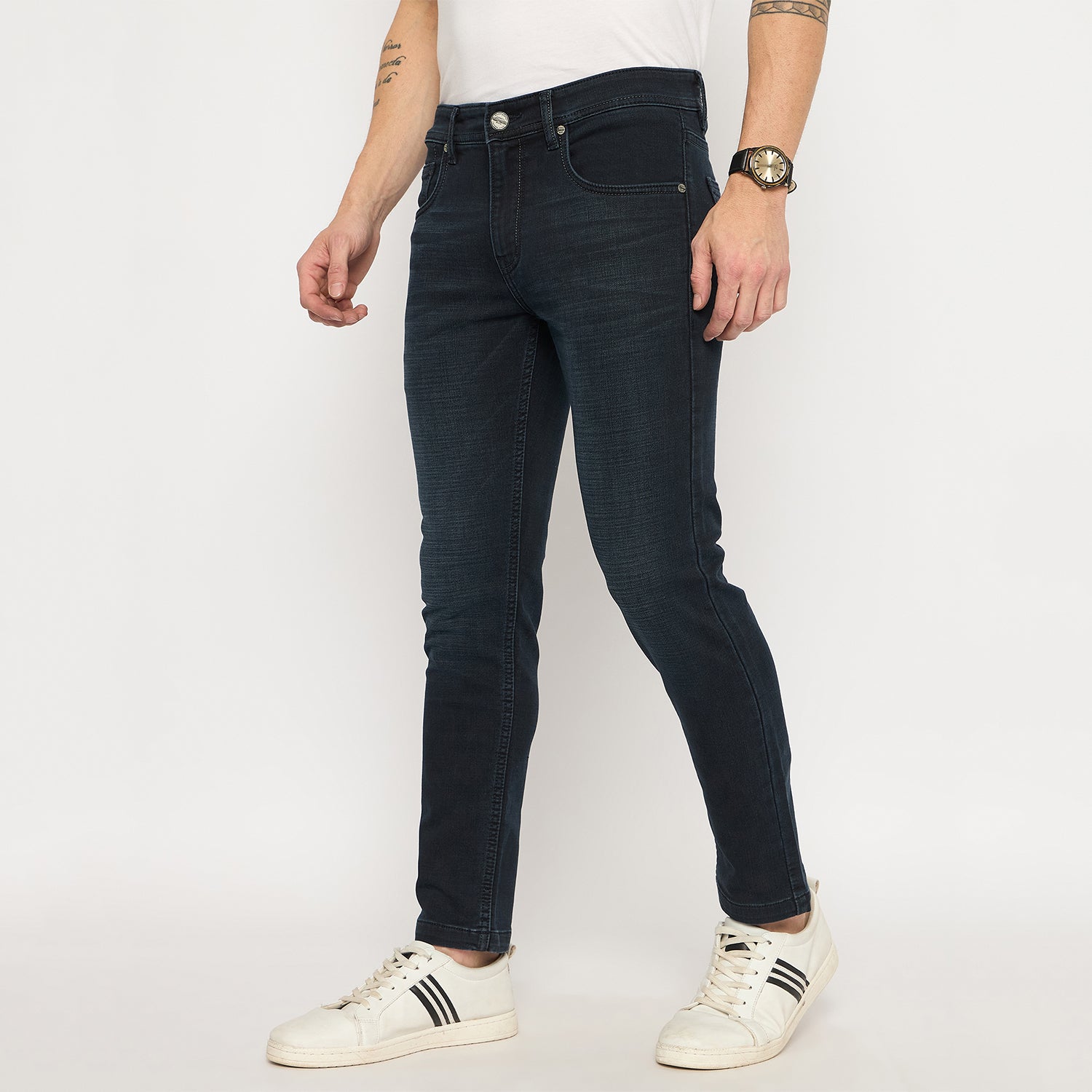 Duke Urban Men Ankle Length Stretchable Jeans (SDD5671A)