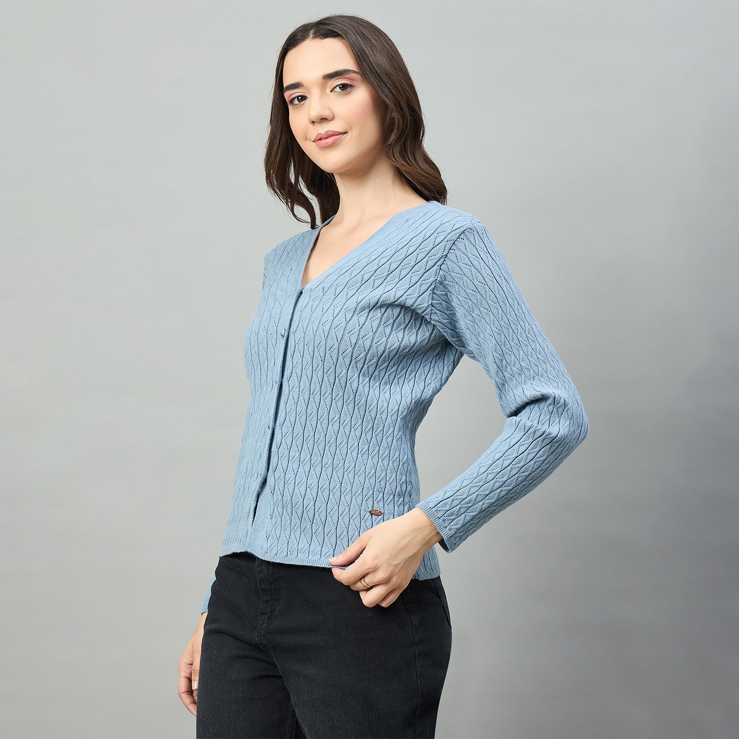 Duke Urban Women Round Neck Full Sleeve Sweater (SDS1524)