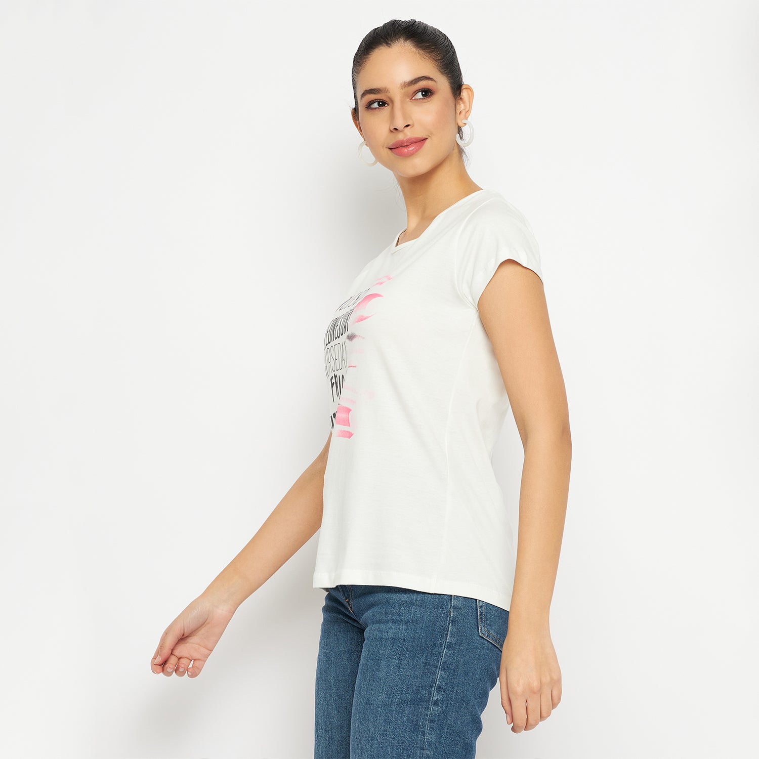 Duke Urban Women Short Sleeve Round Neck Top (LFX106)