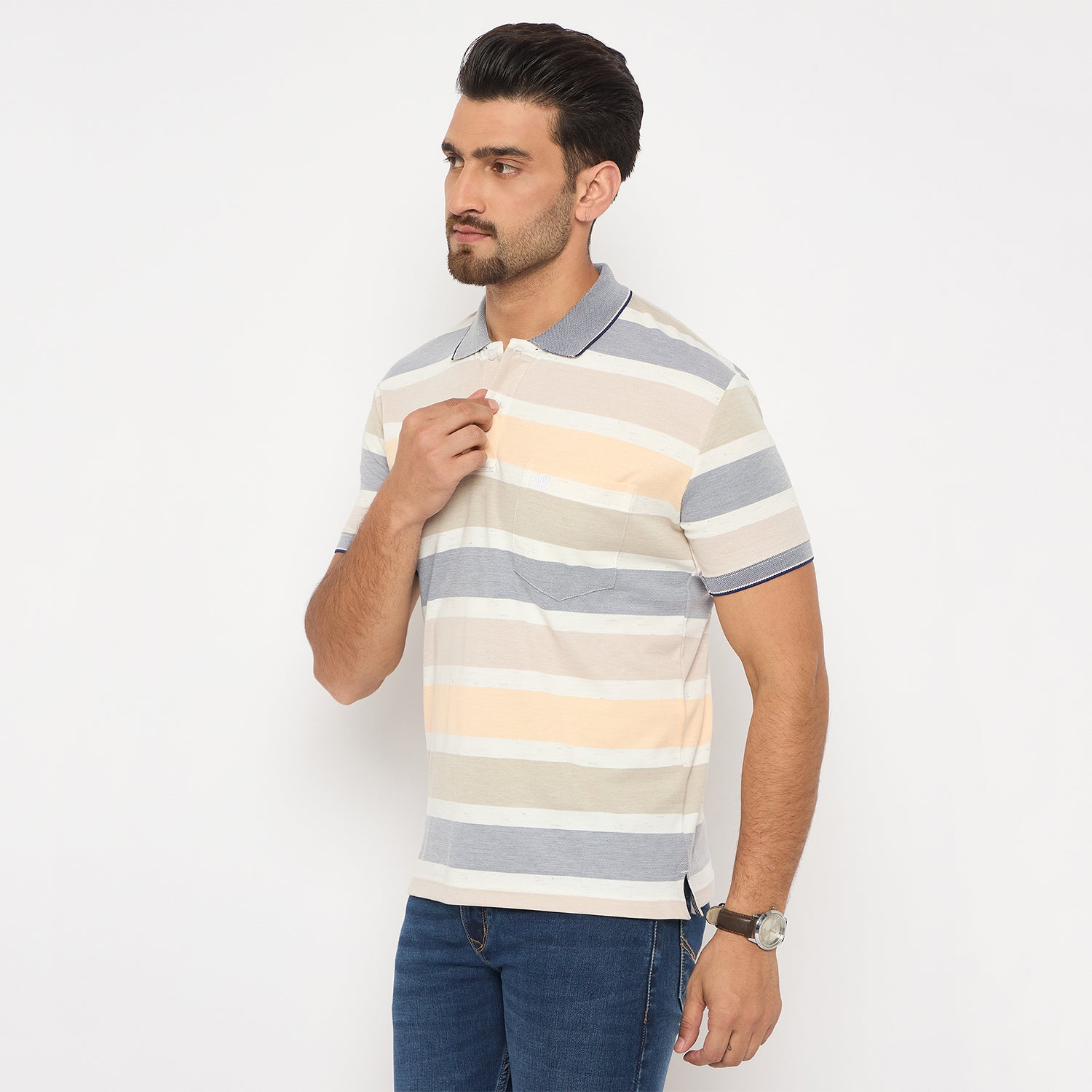 Duke Urban Men Half Sleeve Cotton Tshirt (LF7350)