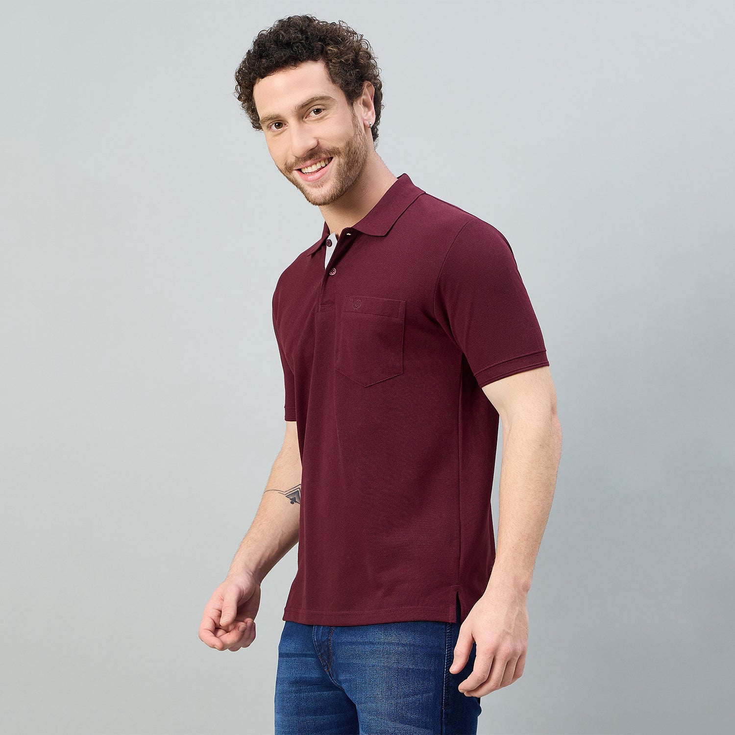 Duke Urban Men Smart Fit Solid Polo Tshirt (ONSD39) (More Colors)