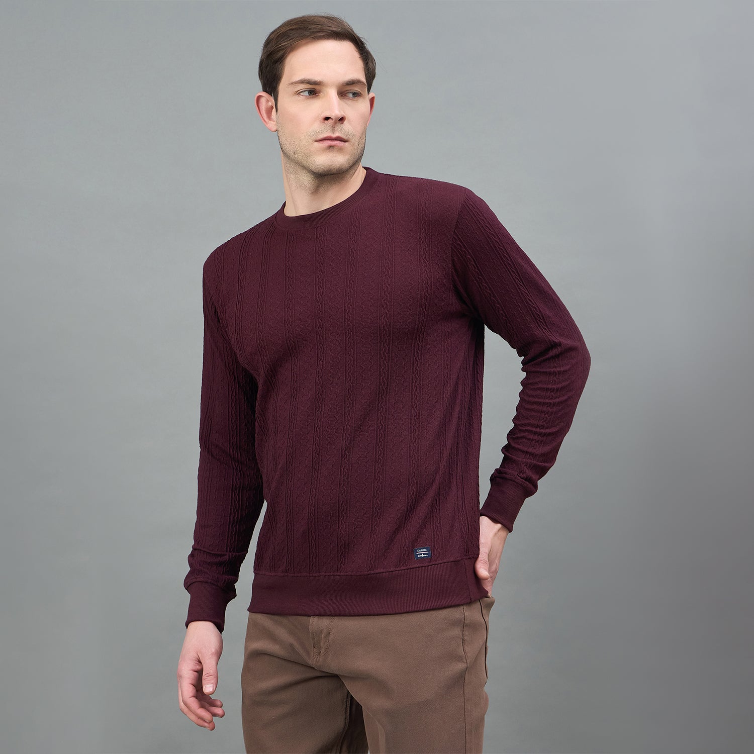Duke Urban Men Round Neck Full Sleeve Sweatshirt (LF6492)