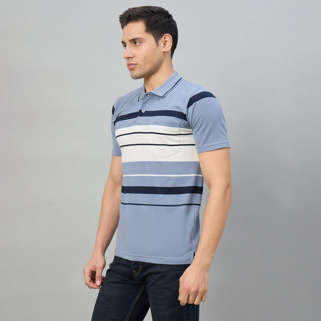 Duke Men Half Sleeve Cotton Regualr Fit Casual T-shirt (MLF1182)