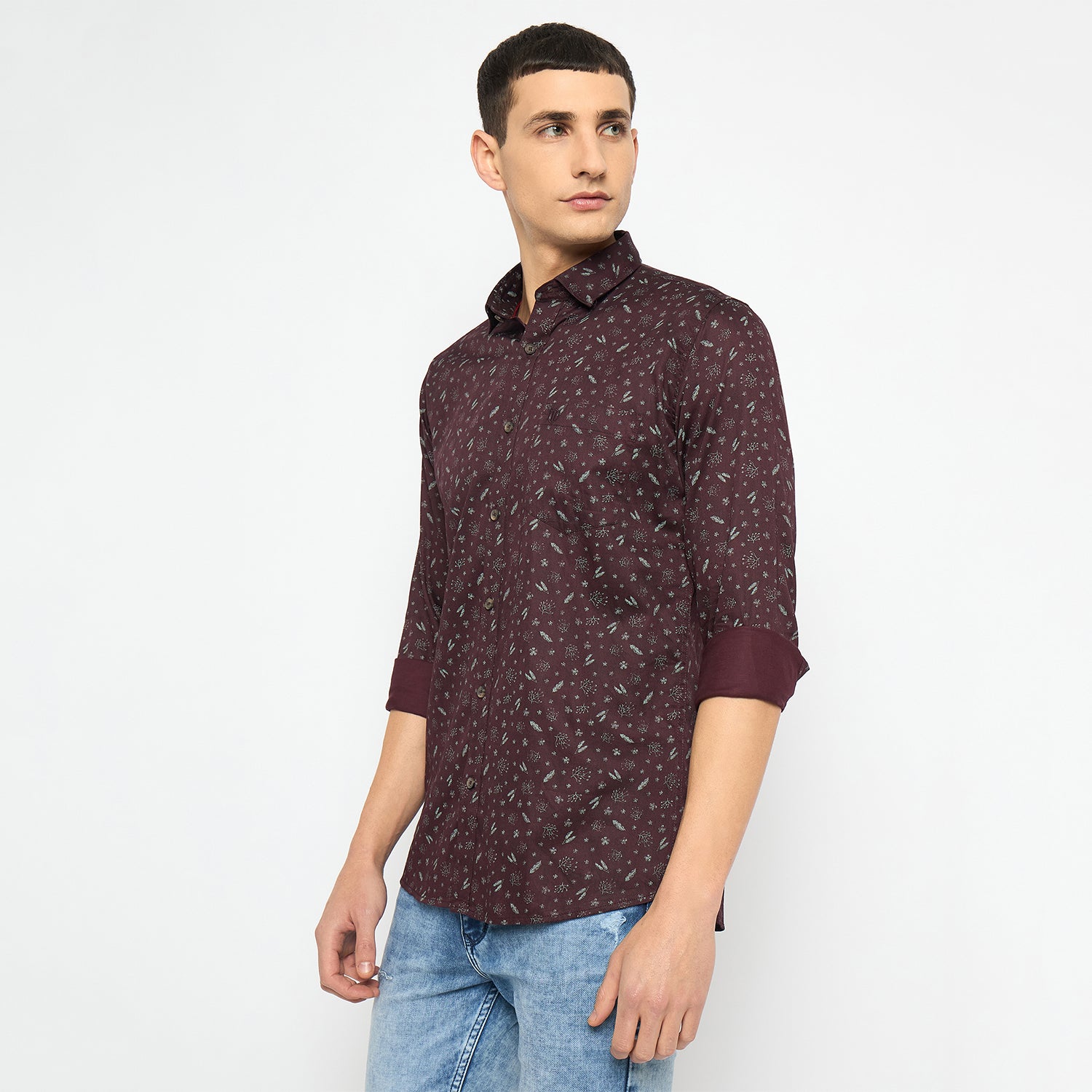 Duke Urban Men Full Sleeve Cotton Shirt (SDO8PRV)
