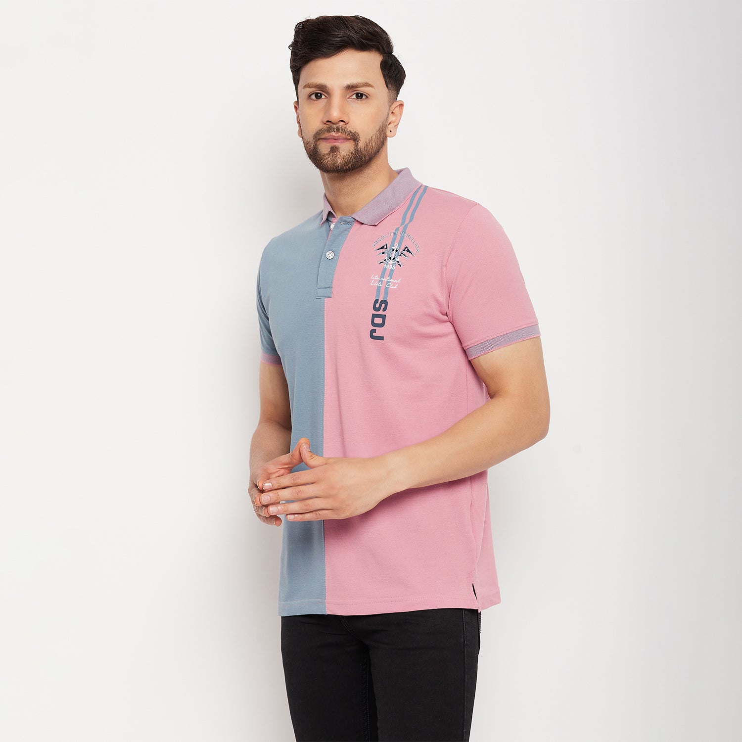 Duke Urban Men Half Sleeve Cotton T-shirt (MLF5853)