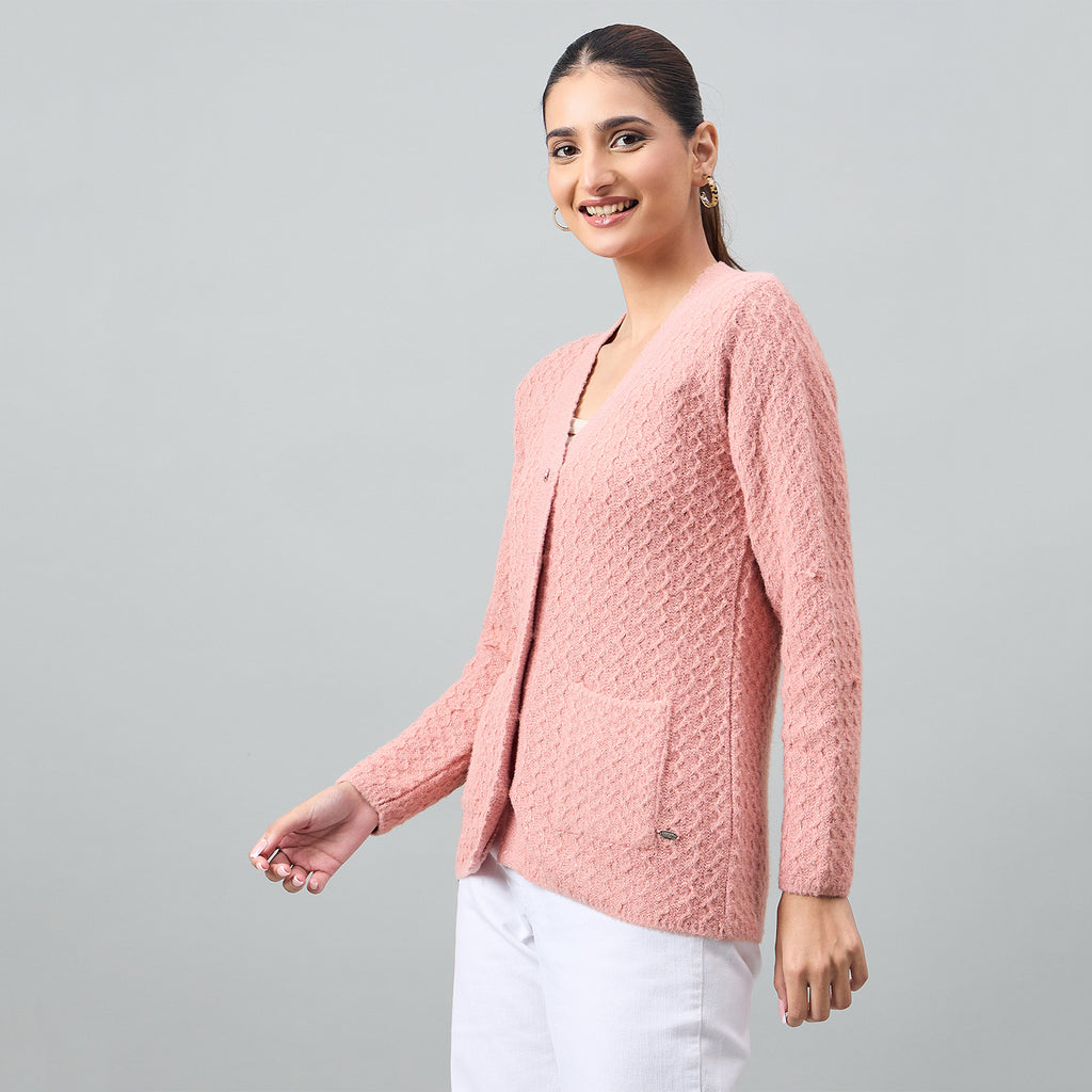 Duke Urban Women Full Sleeve Front Open Regular Cardigan (SDS1294)