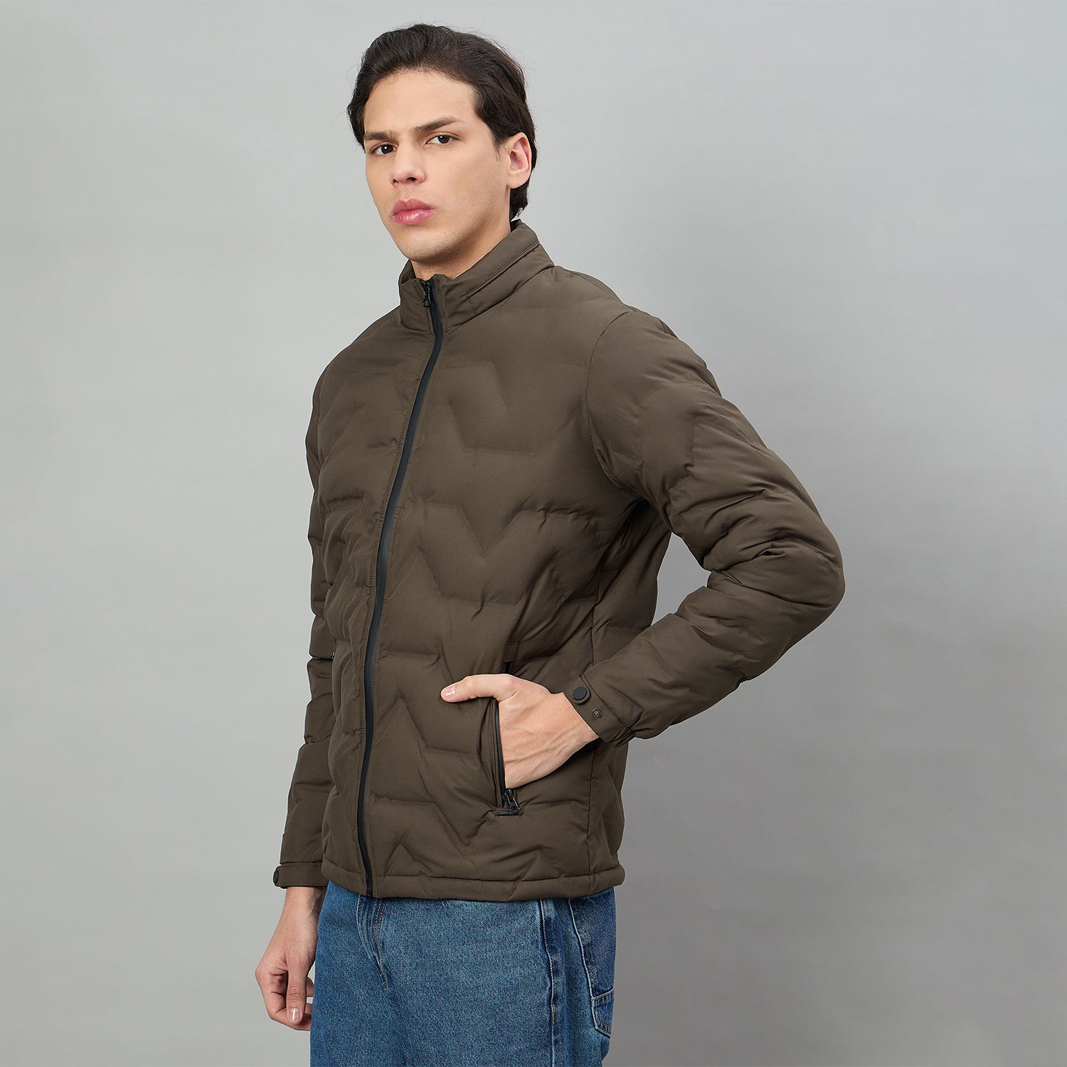 Duke Urban Men High Neck Full Sleeve Jacket (SDZ2394)