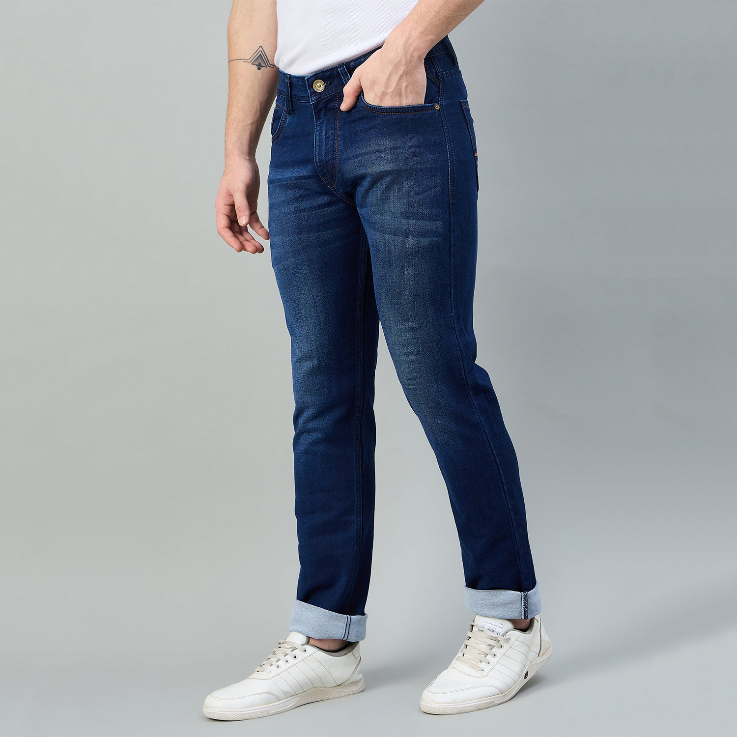 Duke Urban Men Comfort Fit Designer Jeans (MSD5909C)