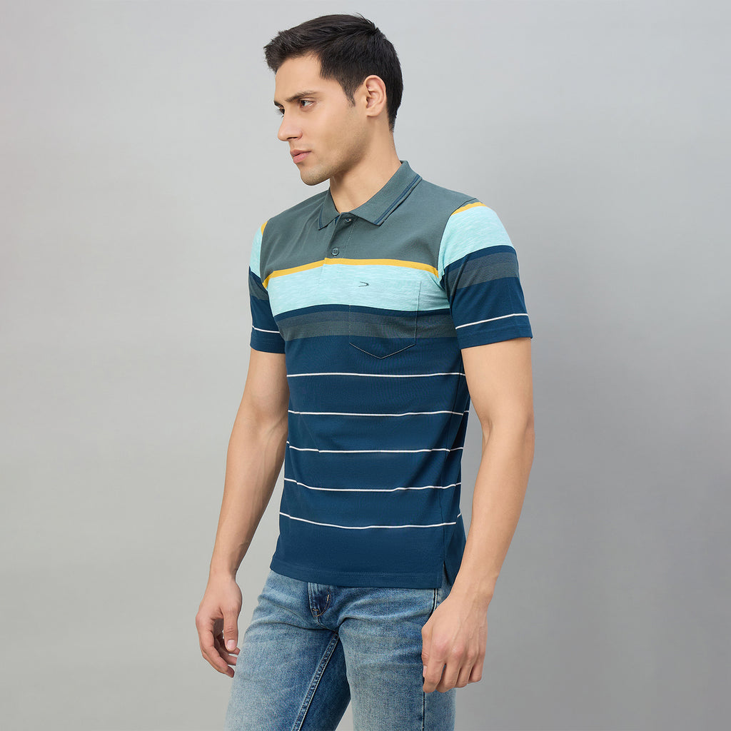 Duke Men Half Sleeve Cotton Regualr Fit Casual T-shirt (MLF1175)