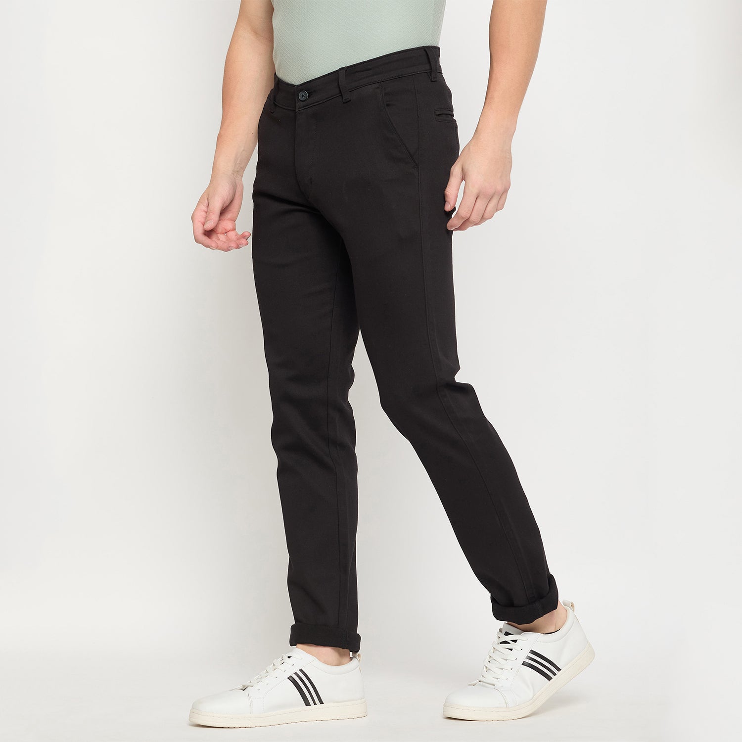 Duke Urban Men Flatfront Narrowfit Chinos Trousers (SDT4592)