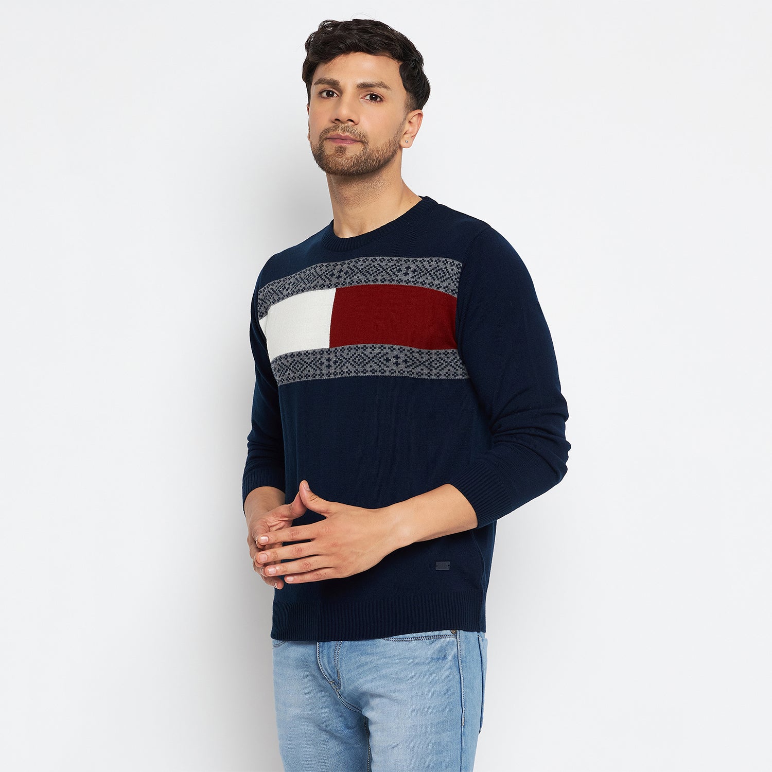 Duke Urban Men Full Sleeve Round Neck Pullover (SDS2024)