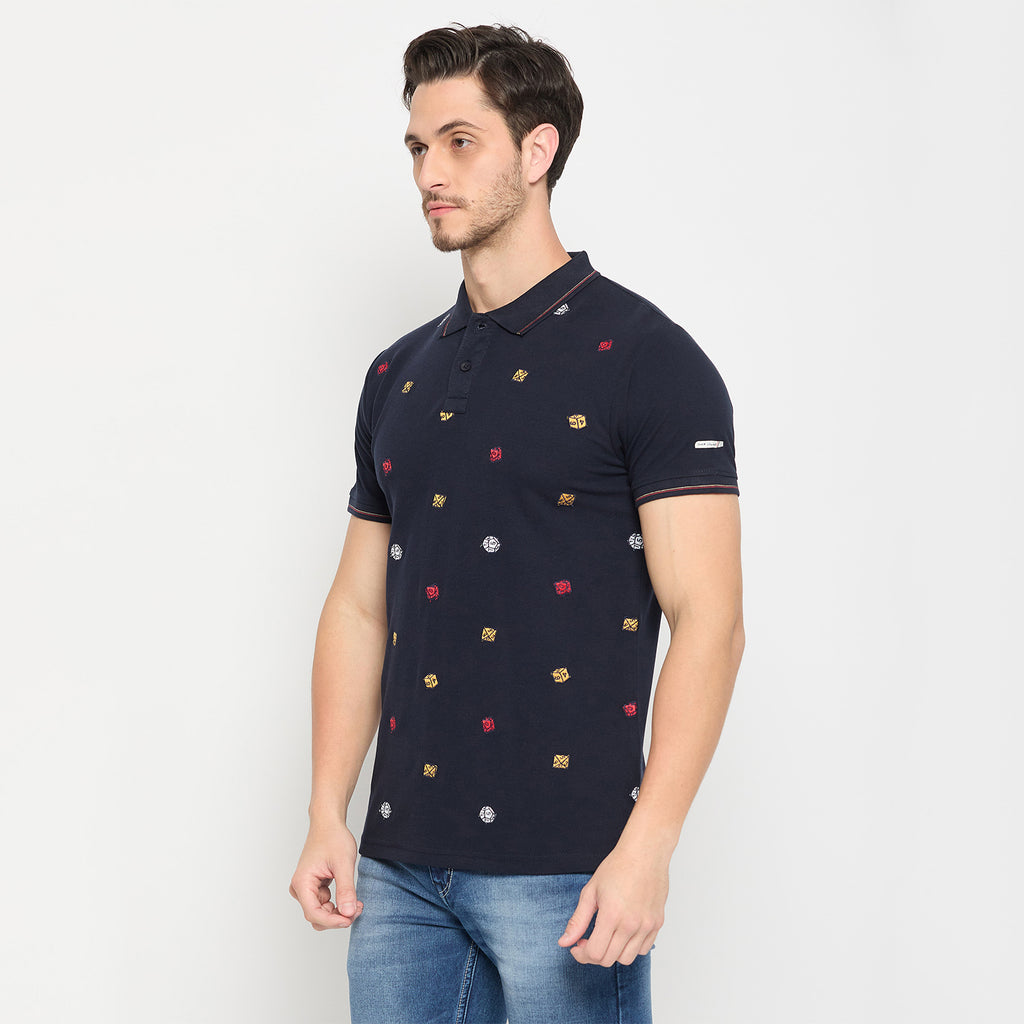 Duke Urban Men Half Sleeve Cotton T-shirt (LF7112)