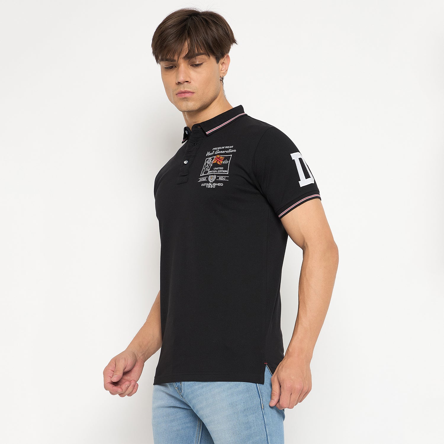 Duke Strardust Men Half Sleeve Cotton T-shirt (LF7043)