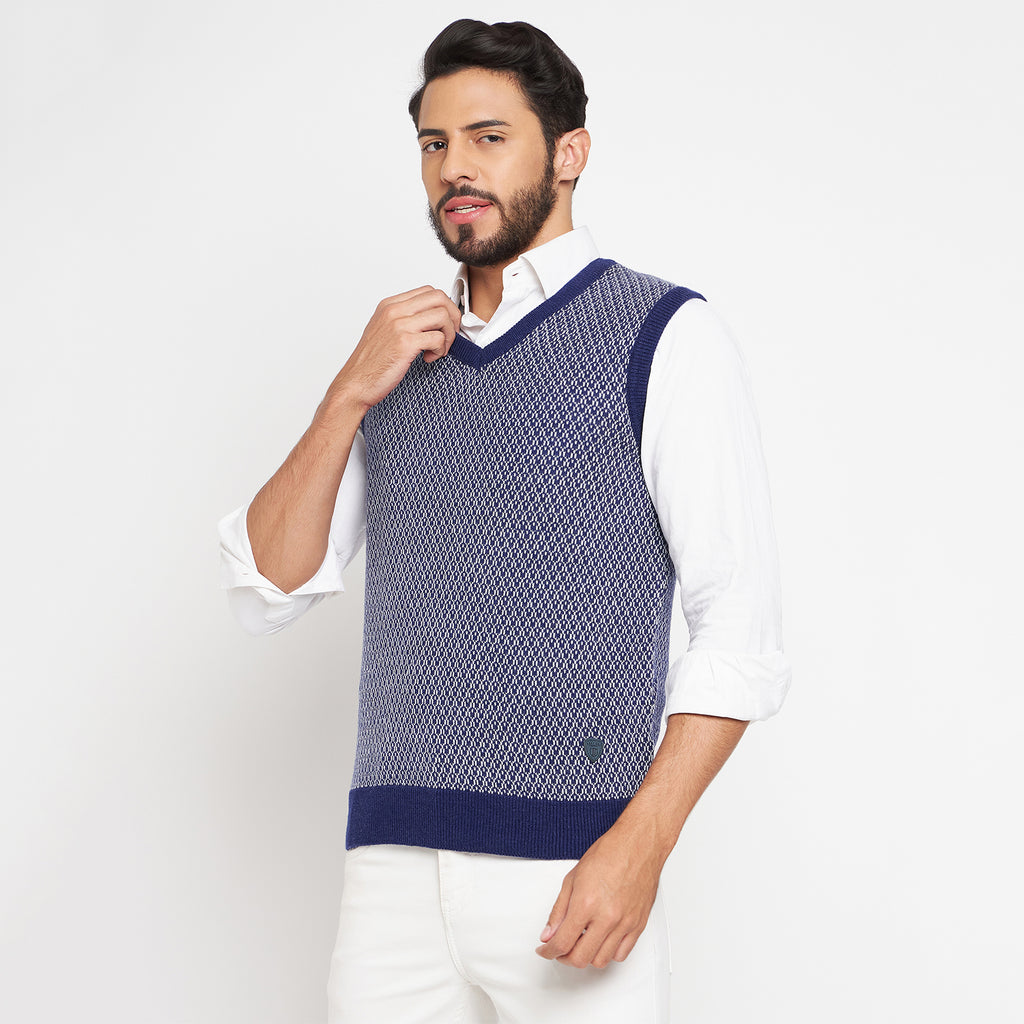 Duke Urban Men Sleeveless V Neck Sweater (SDS2033)