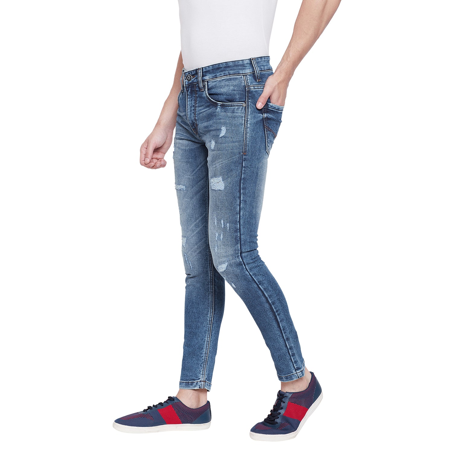 Duke Urban Men Comfort Fit Stretchable Jeans (SDD8177)