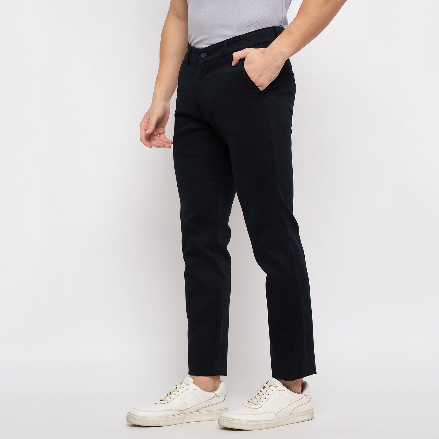 Duke Urban Men Flatfront Narrowfit Chinos Trousers (SDT4592)