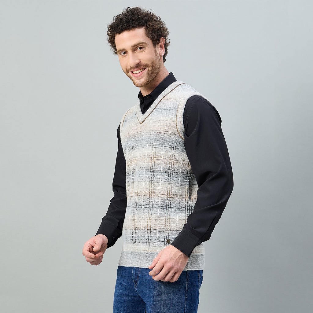Duke Urban Men V Neck Sleeveless Regular Sweater (SDS2255)