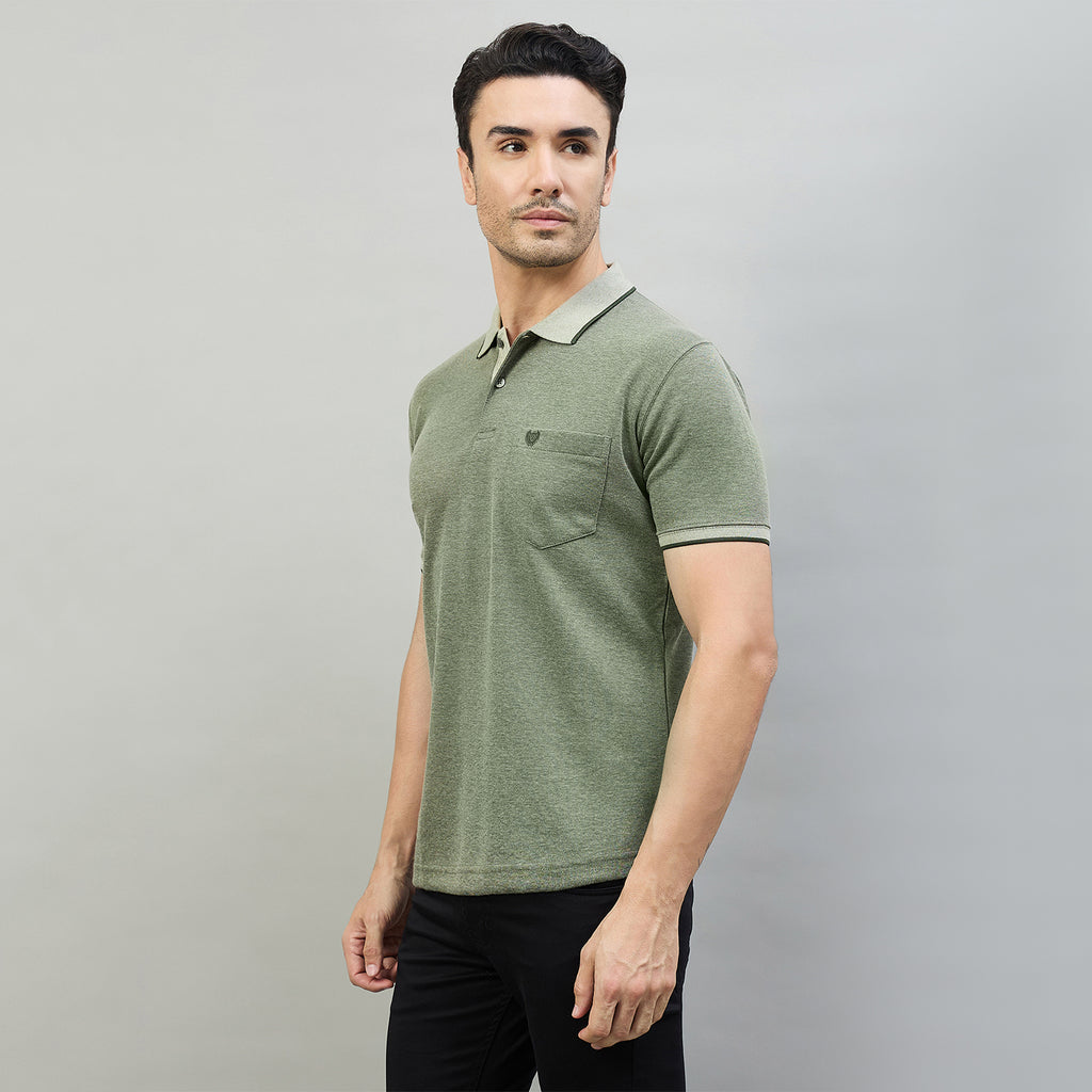 Duke Men Half Sleeve Cotton Smart Fit Casual T-shirt (SD74)