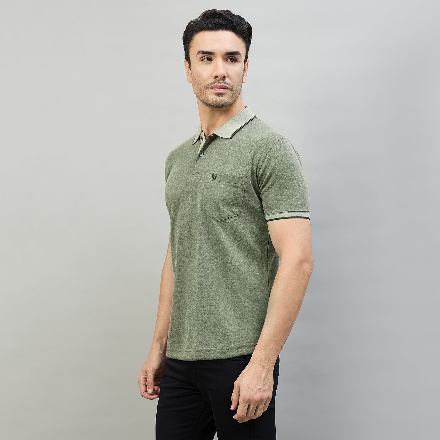 Duke Men Half Sleeve Cotton Smart Fit Casual T-shirt (SD74)