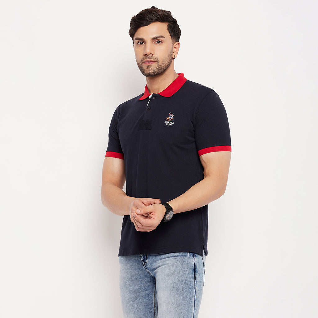Duke Stardust Men Half Sleeve Polo Neck Cotton T-shirt (1152)