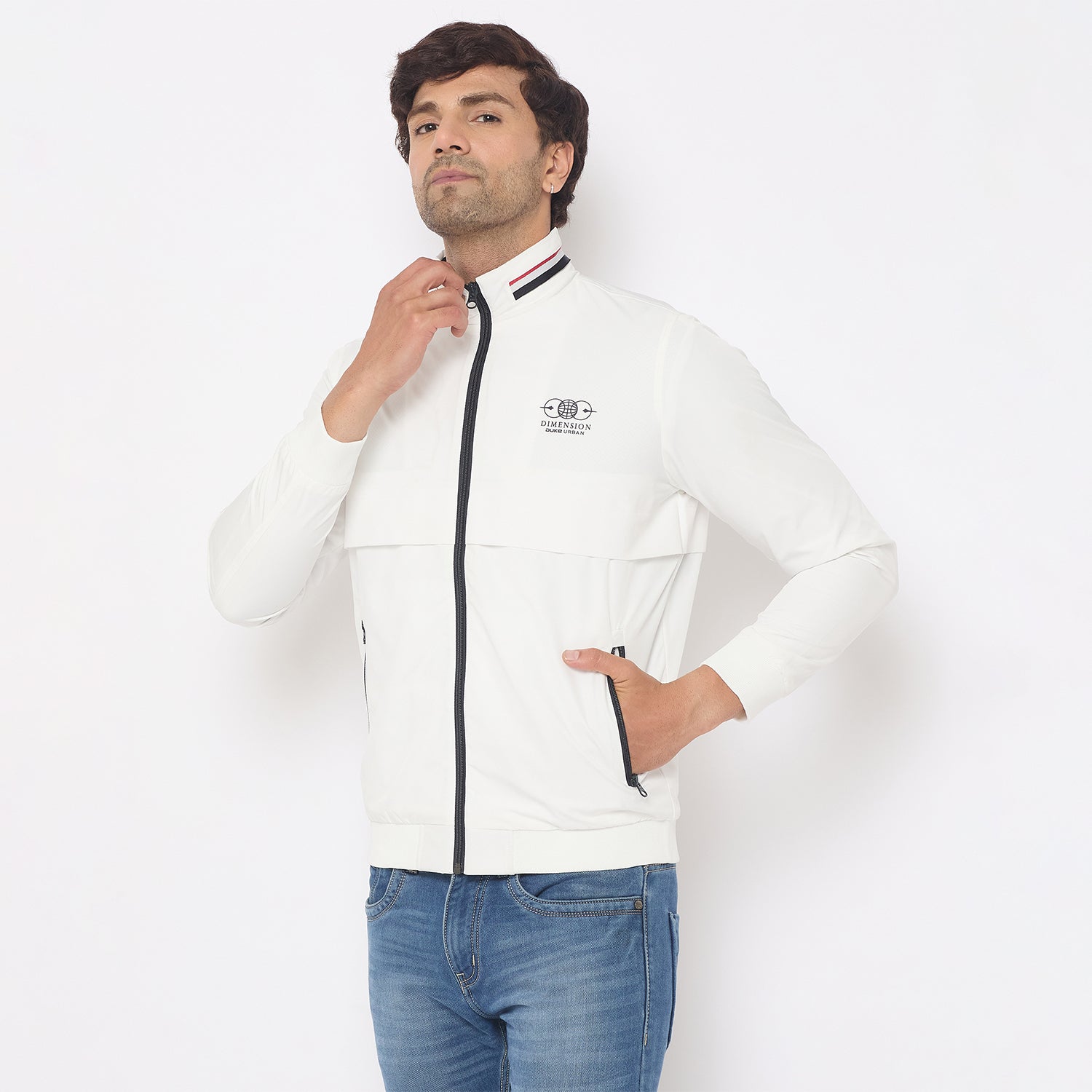 Duke Urban Men Full Sleeve Bomber Jacket (SDZ3102)