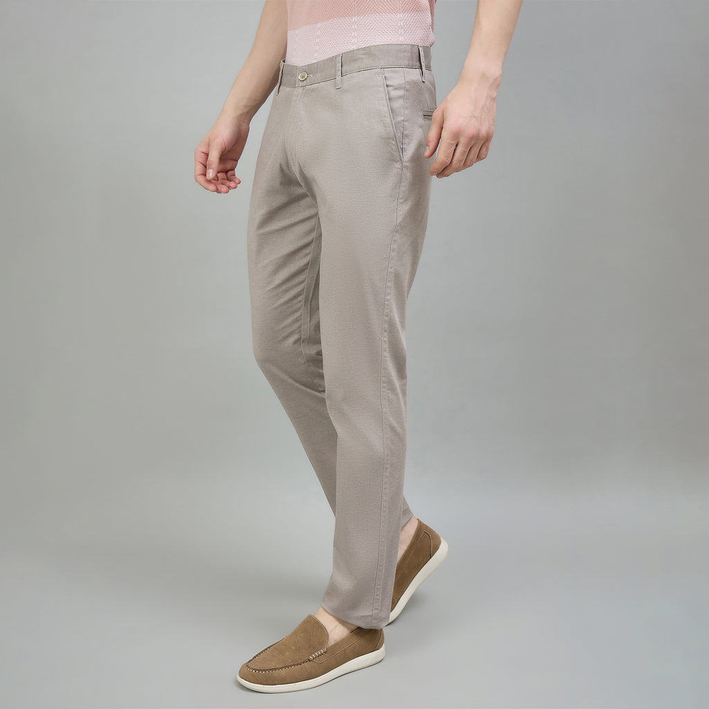 Duke Urban Men Flatfront Narrowfit Non-denim Casual Trouser (SDT4647)