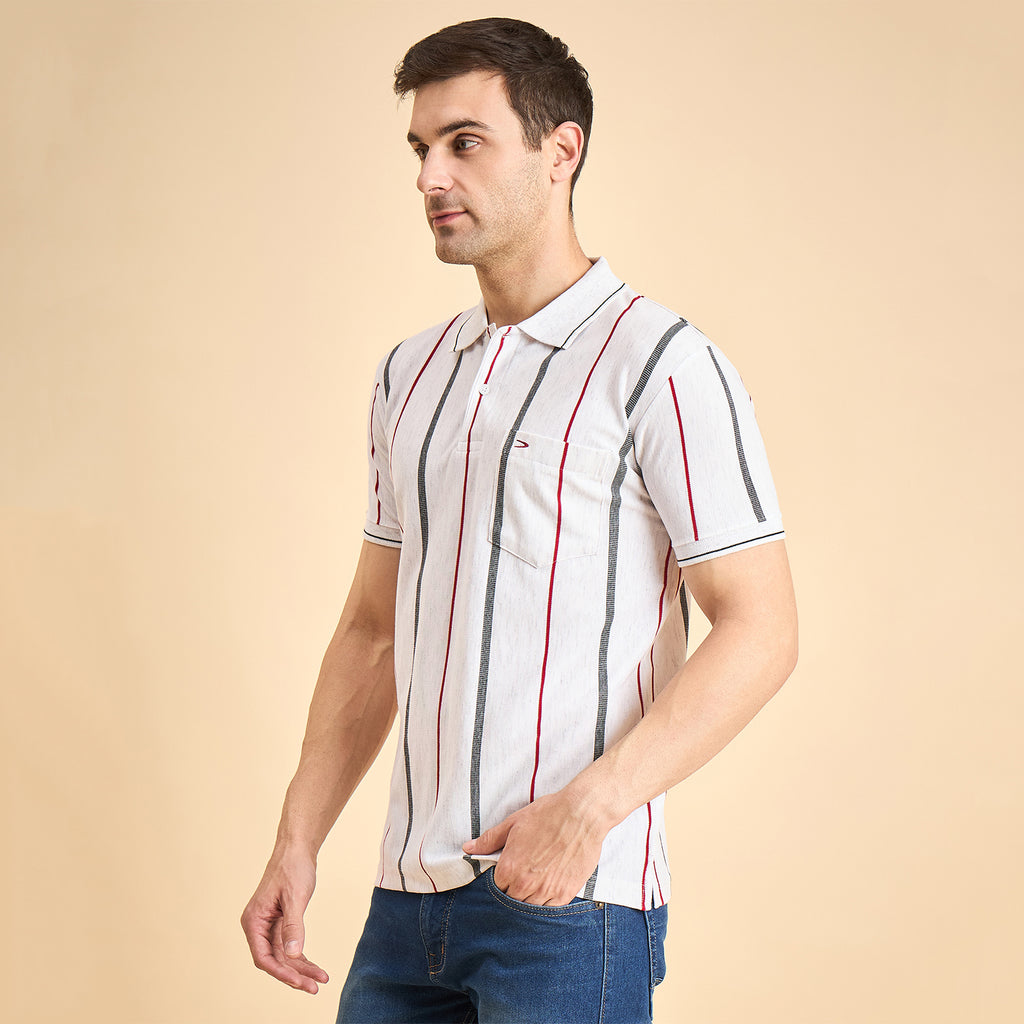 Duke Men Half Sleeve Cotton Polo Tshirt (ON2139)