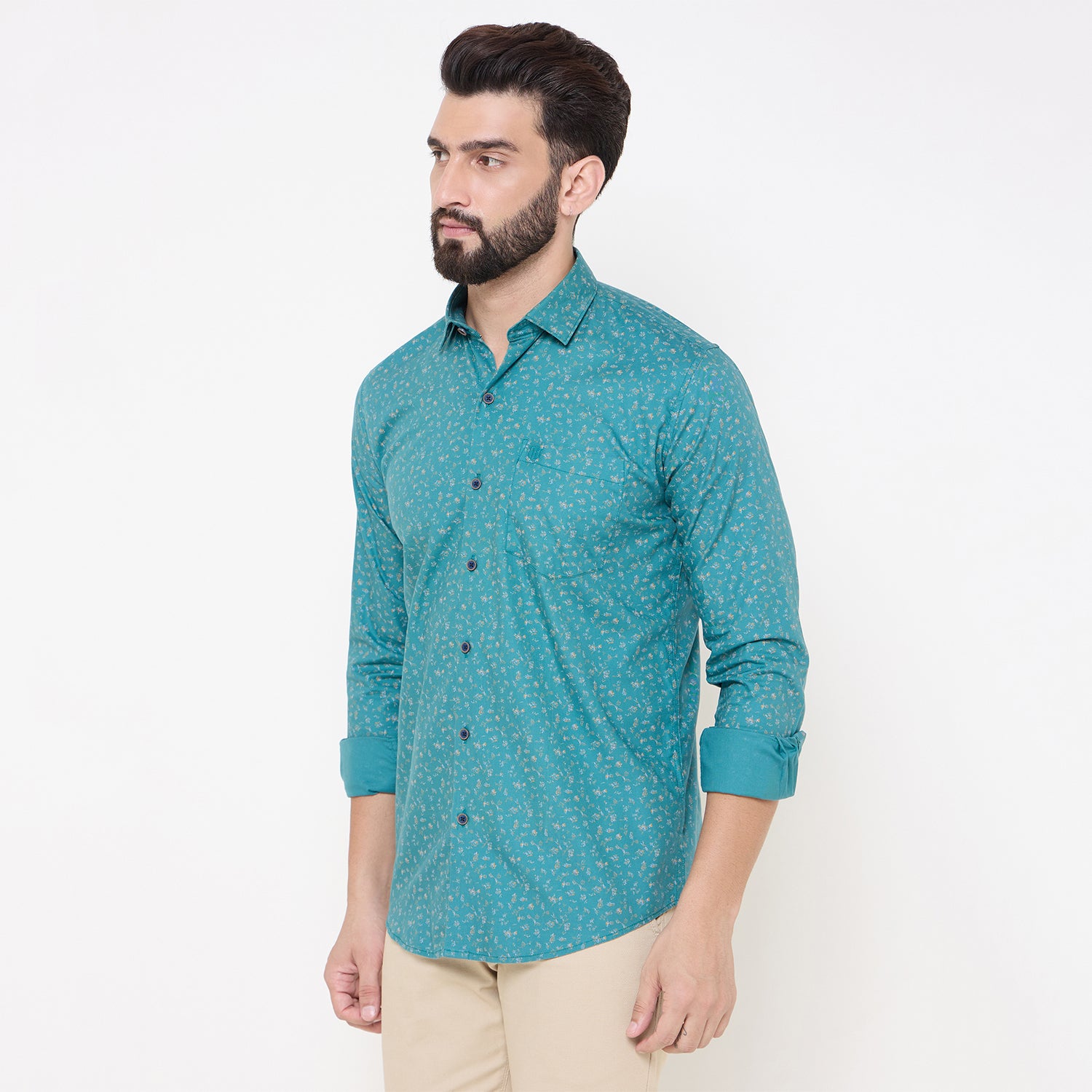Duke Urban Men Full Sleeve Cotton Shirt (SDO5PRTG)