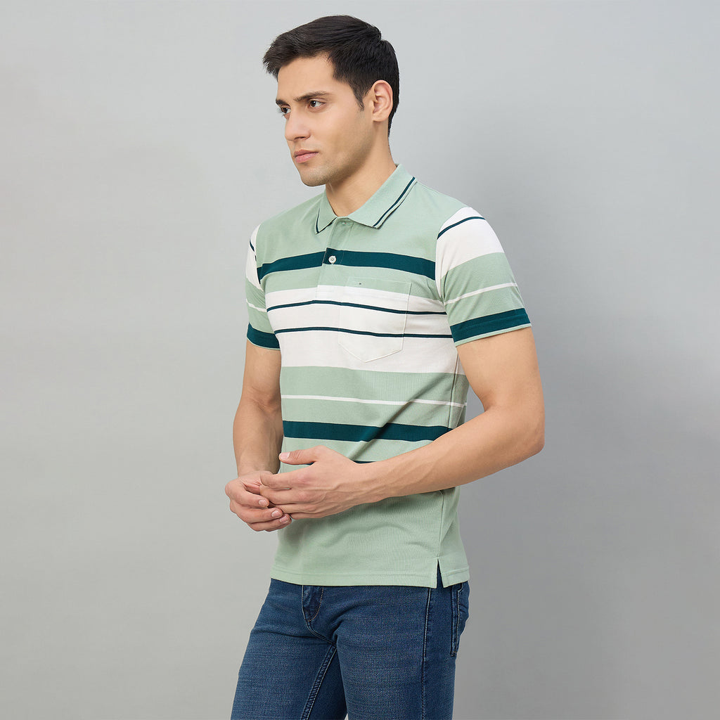 Duke Men Half Sleeve Cotton Regualr Fit Casual T-shirt (MLF1182)