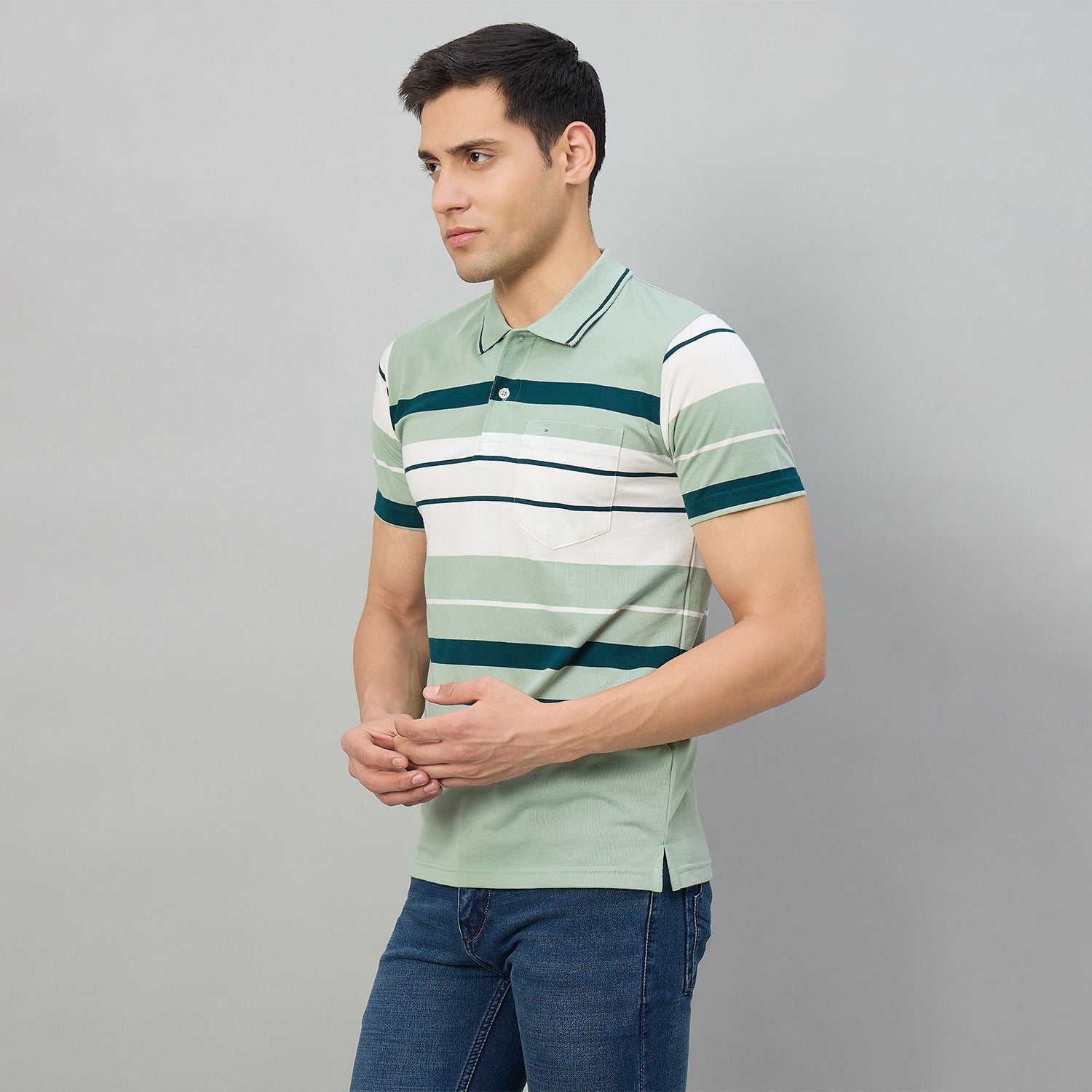 Duke Men Half Sleeve Cotton Regualr Fit Casual T-shirt (MLF1182)
