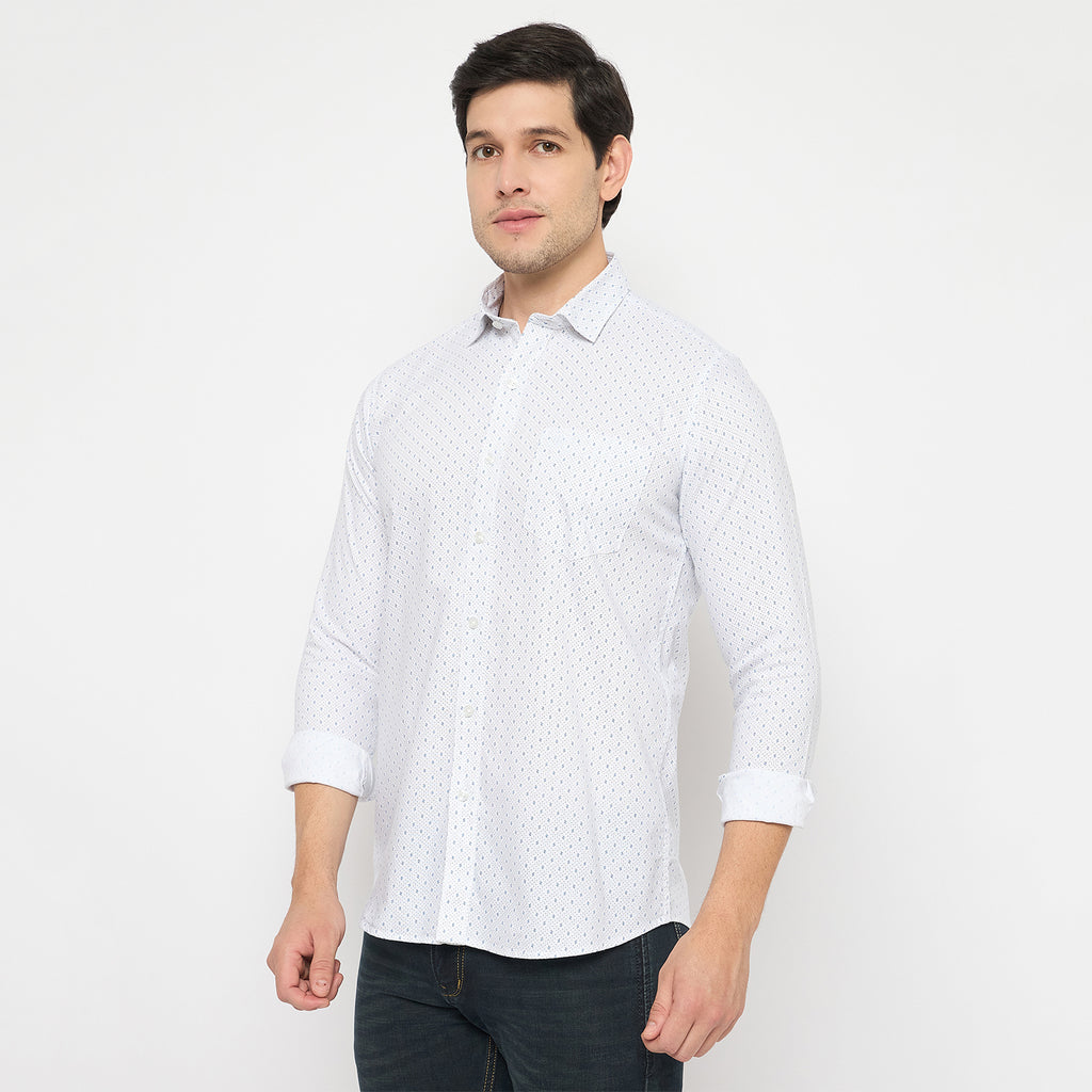 Duke Urban Men Full Sleeve Cotton Shirt (SDO8PRBA)