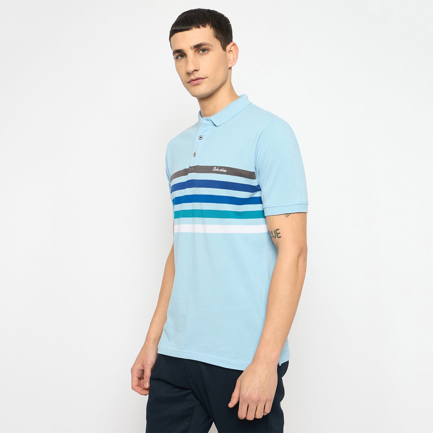 Duke Urban Men Half Sleeve Cotton Tshirt (LF7187)