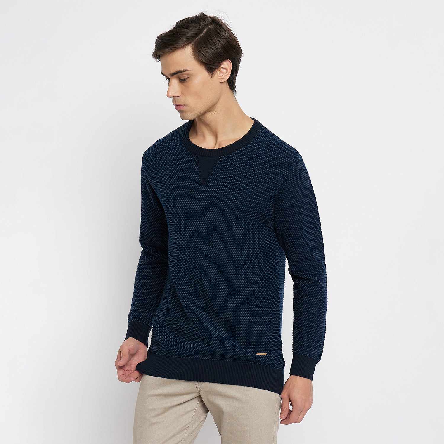 Duke Urban Men Round Neck Full Sleeve Sweater (SDS644)