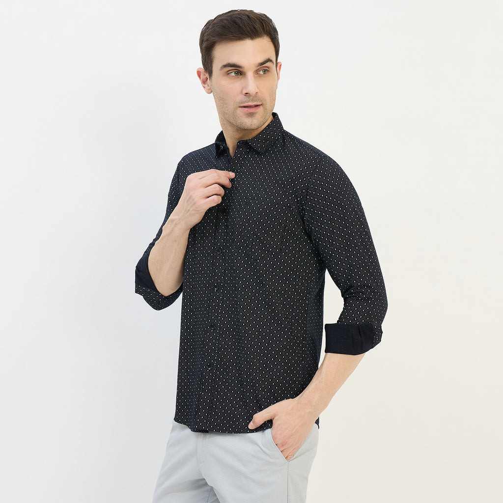 Duke Urban Men Full Sleeve Cotton Shirt (SDO8PRBA)