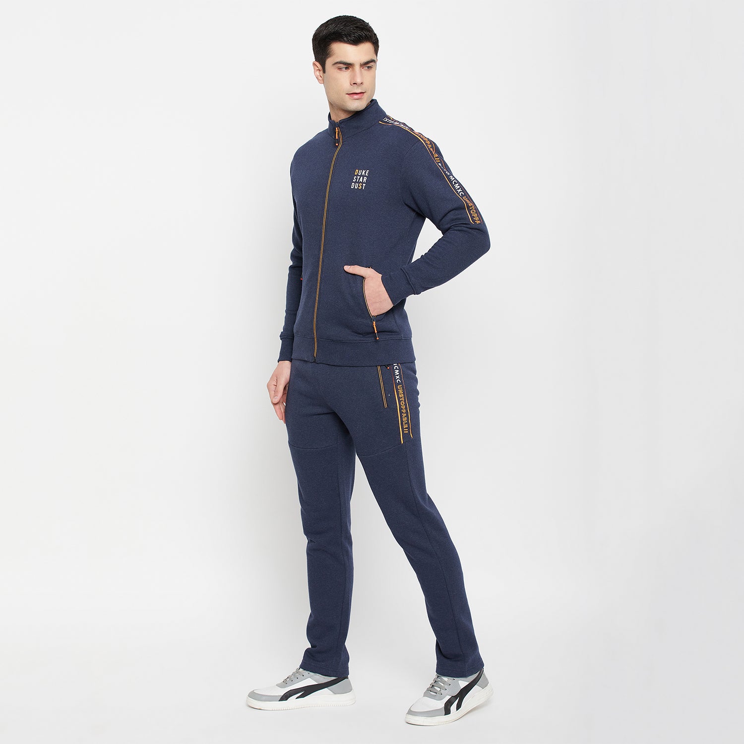 Duke Stardust Men Full Zipper Tracksuit (LF6029)
