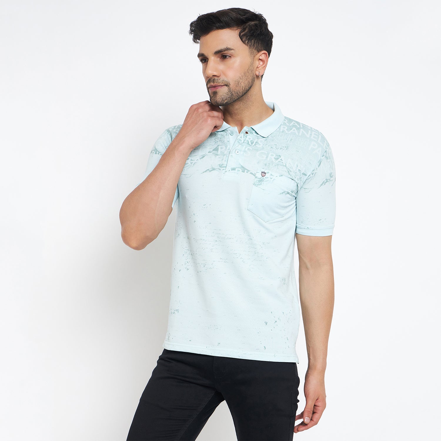 Duke Stardust Men Half Sleeve Cotton T-Shirt (LF7117)