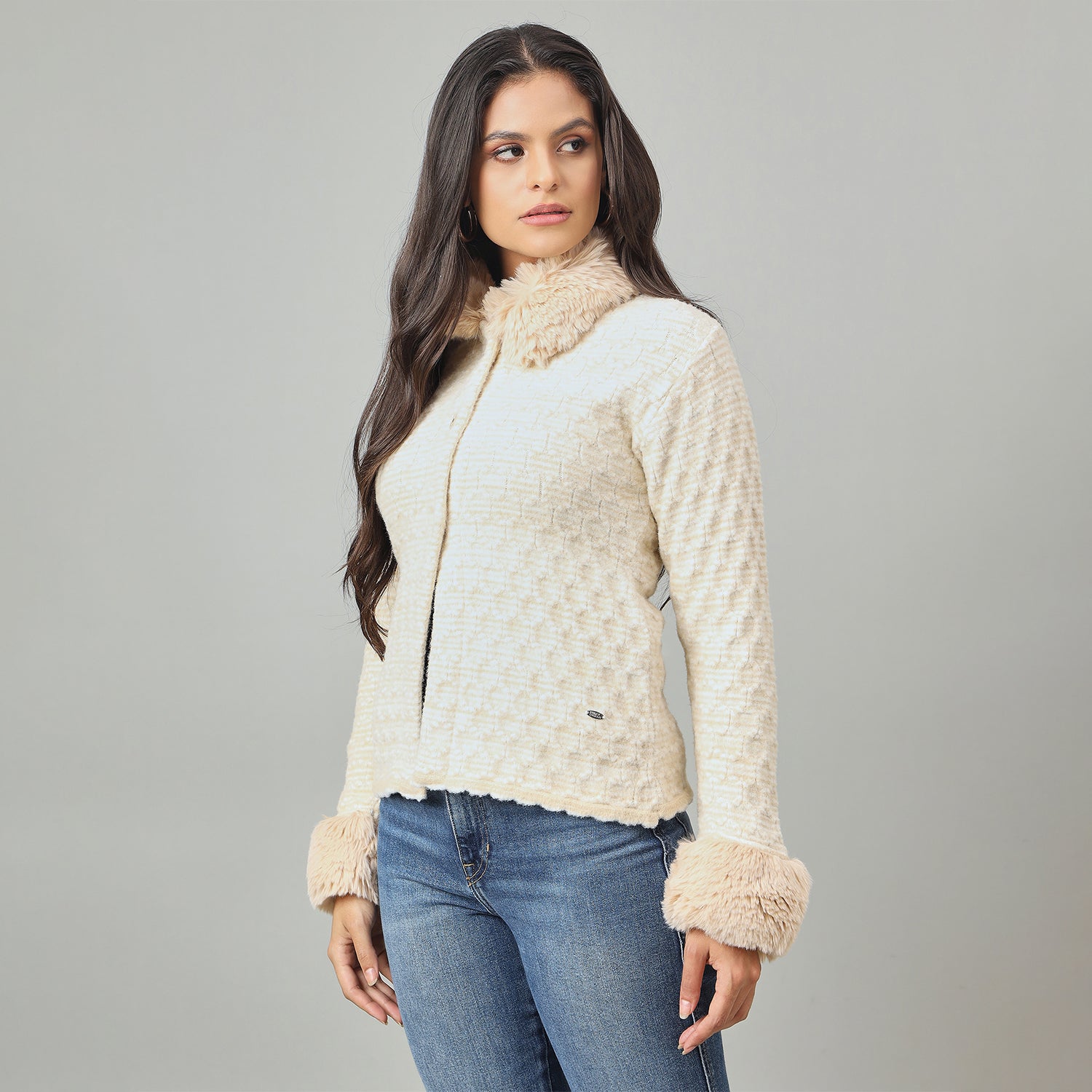 Duke Urban Women Front Open Short Sweater (SDS1308)