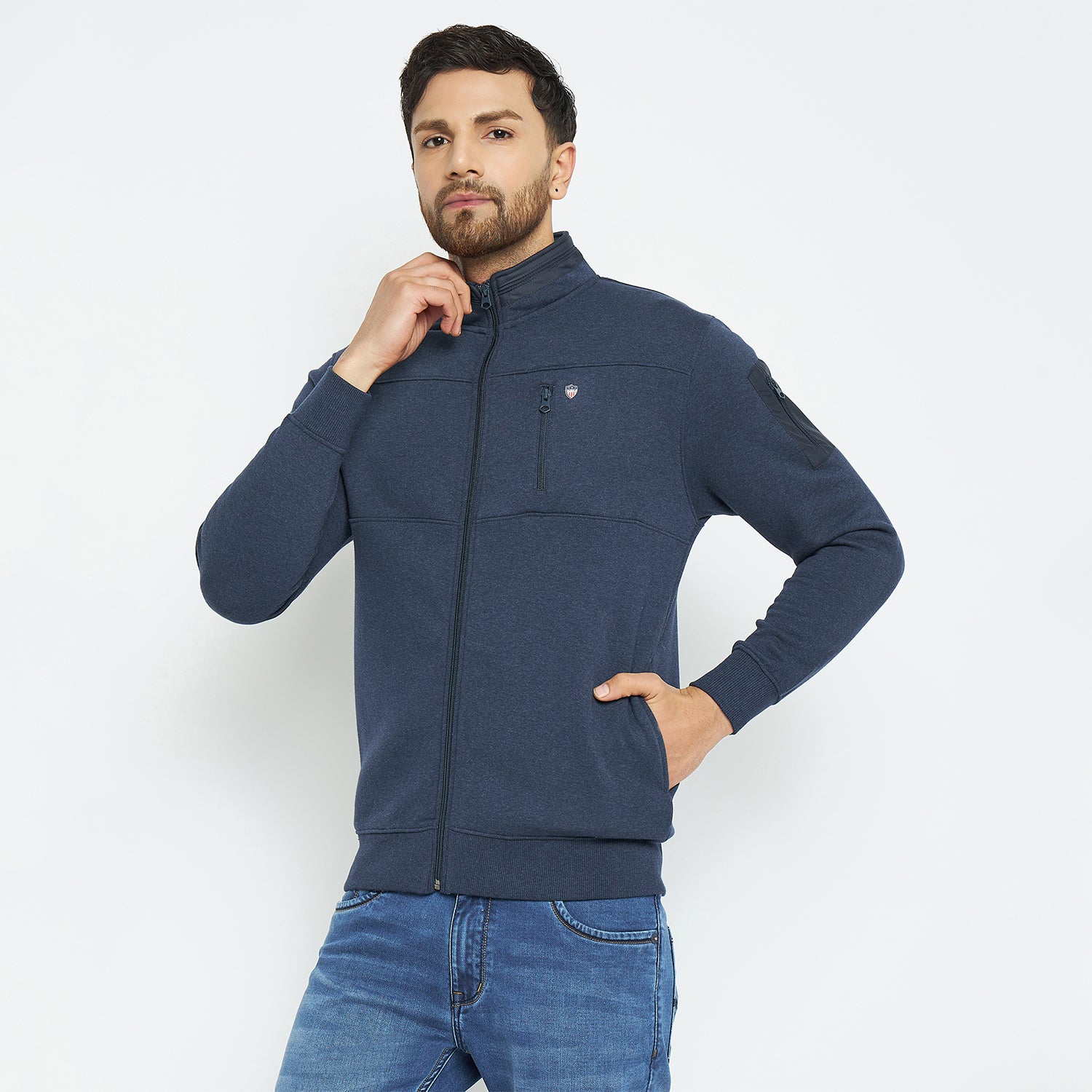 Duke Urban Men Zipper Sweatshirt (LF6326)