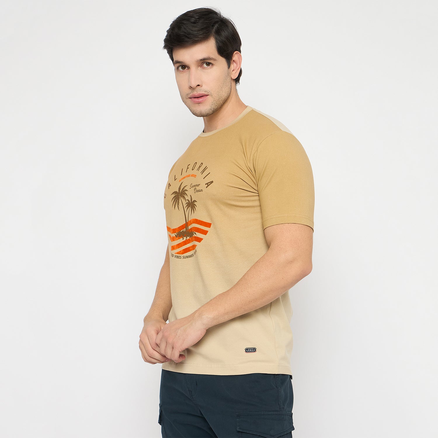 Duke Urban Men Half Sleeve Cotton Tshirt (LF7429)