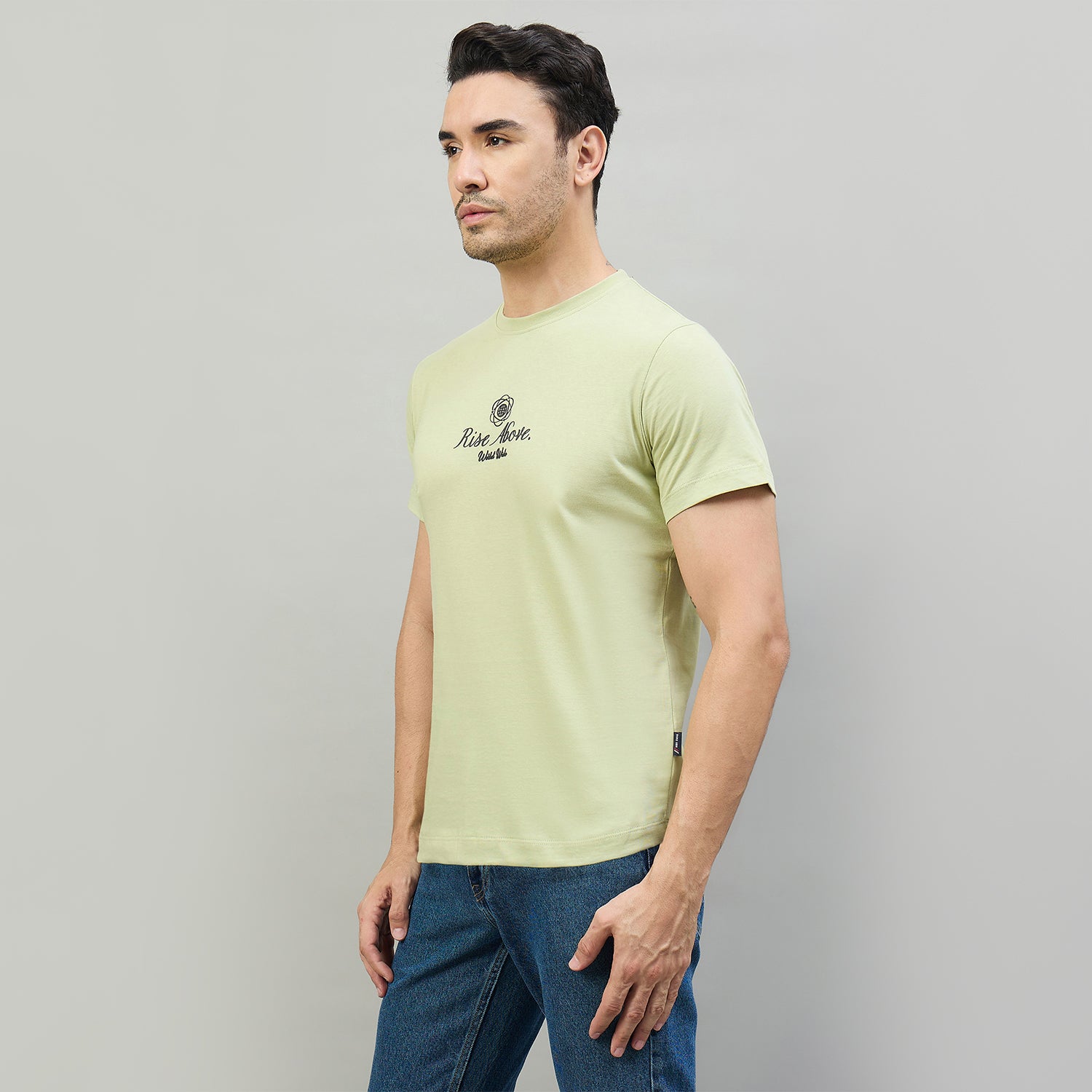 Duke Urban Men Half Sleeve Cotton Smart Fit Casual T-shirt (LF7861)
